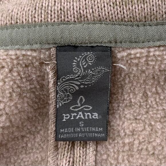 Prana Tri Thermal Threads Full Zip Jacket Polartec Fleece Size Small Outdoor - Picture 6 of 9